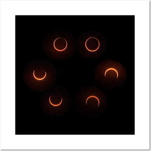 Solar Eclipse Time Lapse Posters and Art